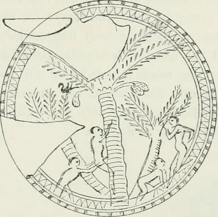 An illustration from Egyptian ceramic art : the MacGregor collection ; a contribution towards the history of Egyptian pottery, 1898, leaf 77