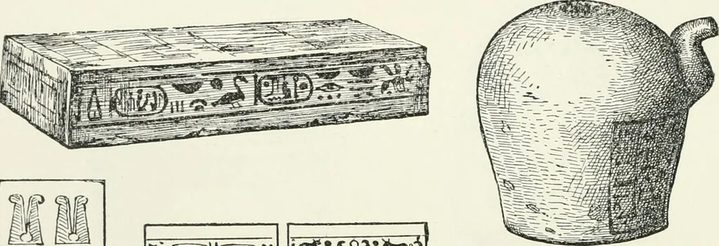 An illustration from Egyptian ceramic art : the MacGregor collection ; a contribution towards the history of Egyptian pottery, 1898, leaf 86