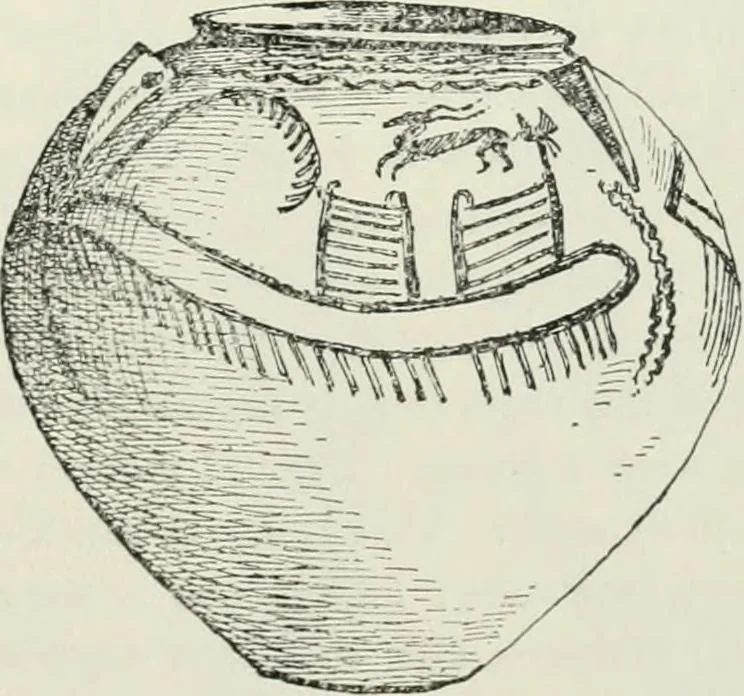 An illustration from Egyptian ceramic art : the MacGregor collection ; a contribution towards the history of Egyptian pottery, 1898, leaf 91