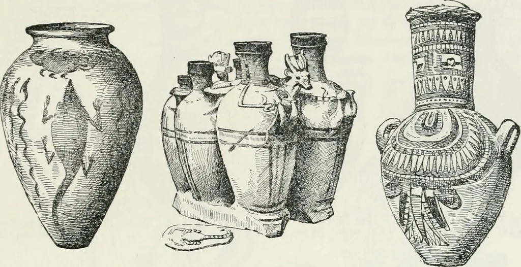 An illustration from Egyptian ceramic art : the MacGregor collection ; a contribution towards the history of Egyptian pottery, 1898, leaf 93