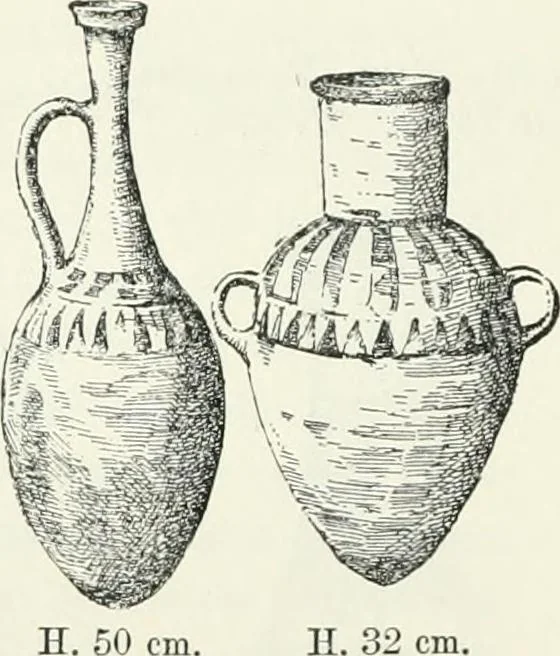 An illustration from Egyptian ceramic art : the MacGregor collection ; a contribution towards the history of Egyptian pottery, 1898, leaf 94