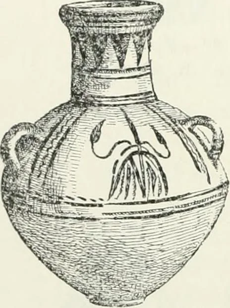 An illustration from Egyptian ceramic art : the MacGregor collection ; a contribution towards the history of Egyptian pottery, 1898, leaf 94