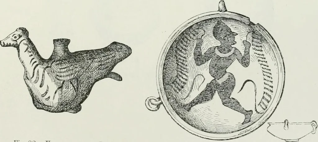 An illustration from Egyptian ceramic art : the MacGregor collection ; a contribution towards the history of Egyptian pottery, 1898, leaf 95