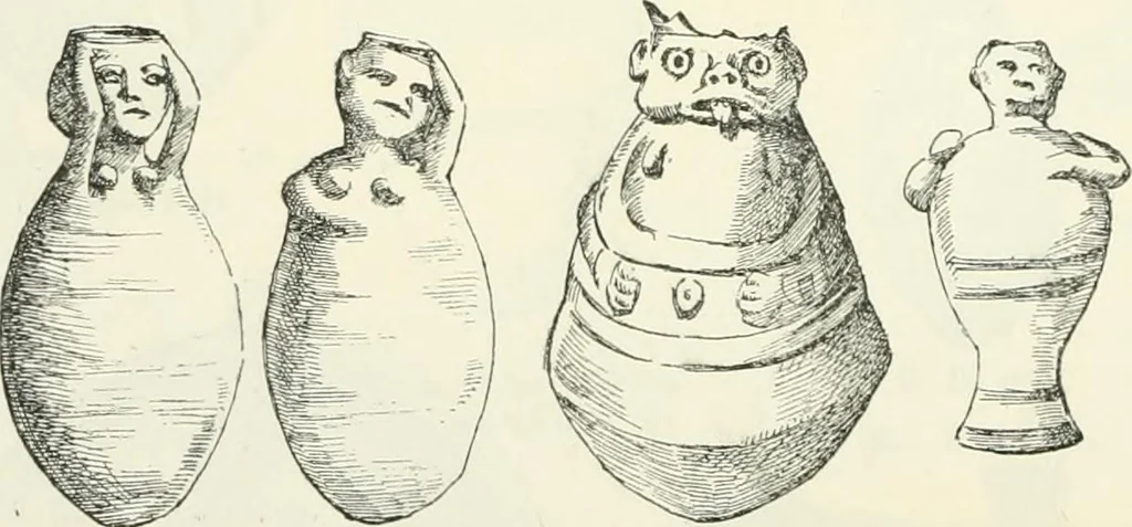 An illustration from Egyptian ceramic art : the MacGregor collection ; a contribution towards the history of Egyptian pottery, 1898, leaf 96