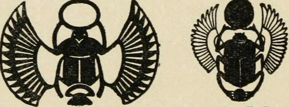 An illustration from Egyptian decorative art : a course of lectures delivered at the Royal Institution /by W.M. Flinders Petrie, 1920, leaf 127