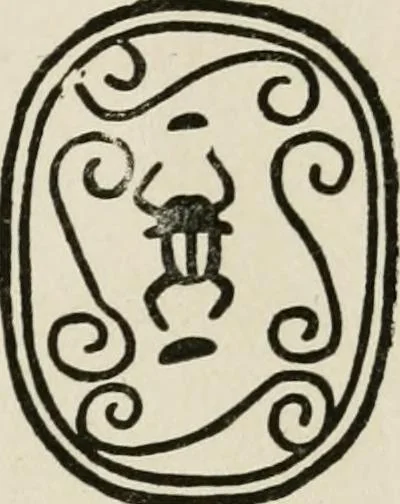 An illustration from Egyptian decorative art : a course of lectures delivered at the Royal Institution /by W.M. Flinders Petrie, 1920, leaf 36