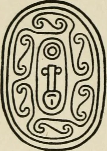 An illustration from Egyptian decorative art : a course of lectures delivered at the Royal Institution /by W.M. Flinders Petrie, 1920, leaf 39