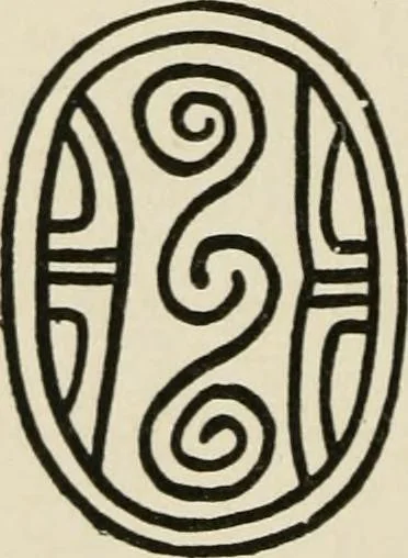 An illustration from Egyptian decorative art : a course of lectures delivered at the Royal Institution /by W.M. Flinders Petrie, 1920, leaf 39