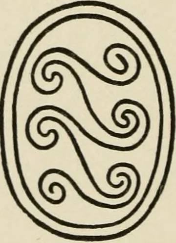 An illustration from Egyptian decorative art : a course of lectures delivered at the Royal Institution /by W.M. Flinders Petrie, 1920, leaf 39