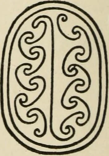 An illustration from Egyptian decorative art : a course of lectures delivered at the Royal Institution /by W.M. Flinders Petrie, 1920, leaf 39