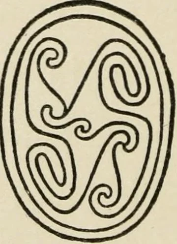 An illustration from Egyptian decorative art : a course of lectures delivered at the Royal Institution /by W.M. Flinders Petrie, 1920, leaf 41