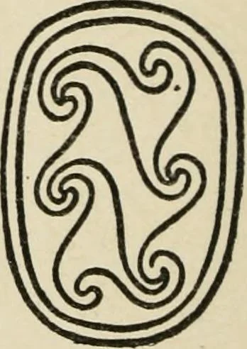 An illustration from Egyptian decorative art : a course of lectures delivered at the Royal Institution /by W.M. Flinders Petrie, 1920, leaf 41
