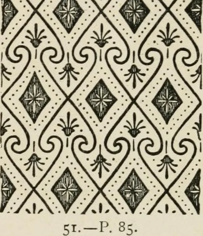 An illustration from Egyptian decorative art : a course of lectures delivered at the Royal Institution /by W.M. Flinders Petrie, 1920, leaf 46