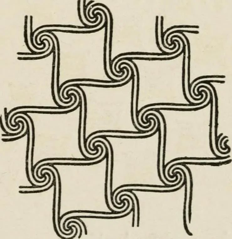 An illustration from Egyptian decorative art : a course of lectures delivered at the Royal Institution /by W.M. Flinders Petrie, 1920, leaf 46