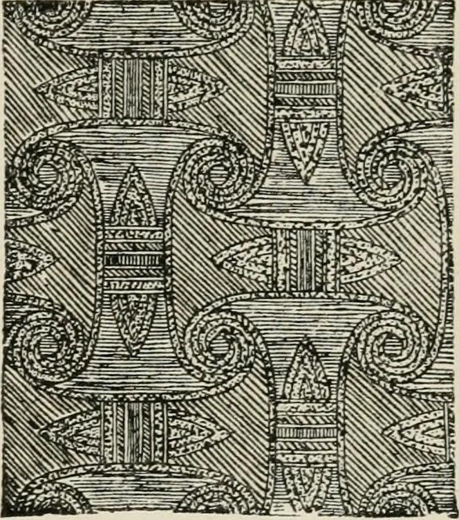 An illustration from Egyptian decorative art : a course of lectures delivered at the Royal Institution /by W.M. Flinders Petrie, 1920, leaf 50