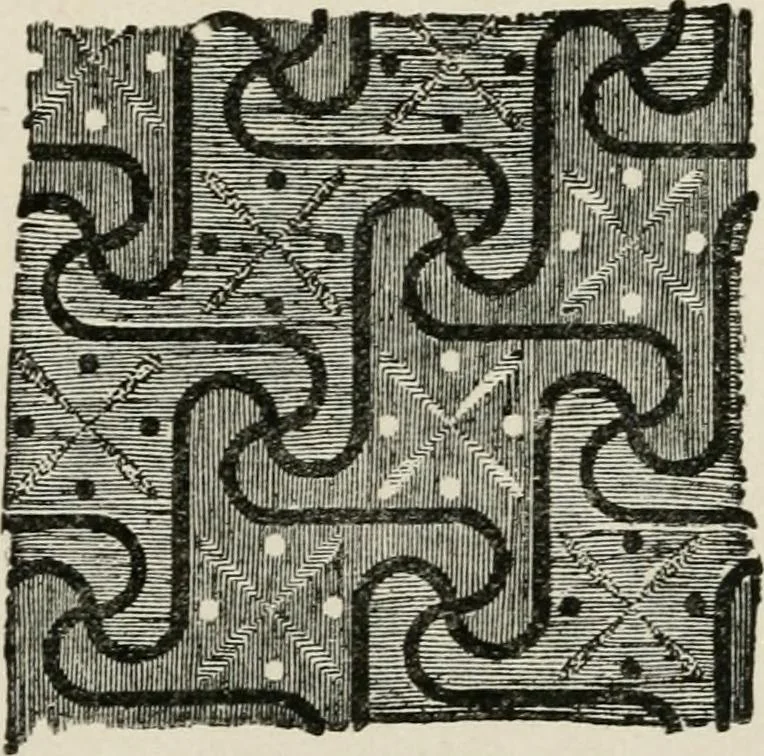 An illustration from Egyptian decorative art : a course of lectures delivered at the Royal Institution /by W.M. Flinders Petrie, 1920, leaf 52