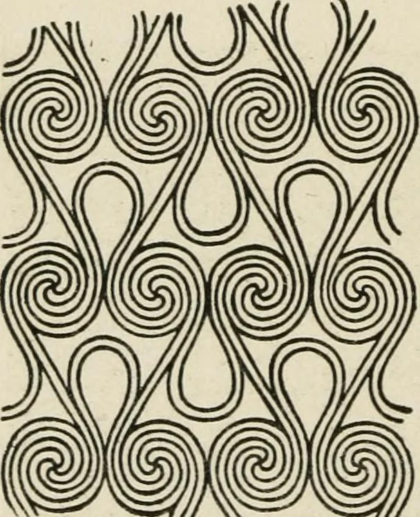 An illustration from Egyptian decorative art : a course of lectures delivered at the Royal Institution /by W.M. Flinders Petrie, 1920, leaf 53