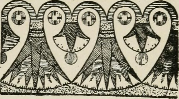 An illustration from Egyptian decorative art : a course of lectures delivered at the Royal Institution /by W.M. Flinders Petrie, 1920, leaf 80