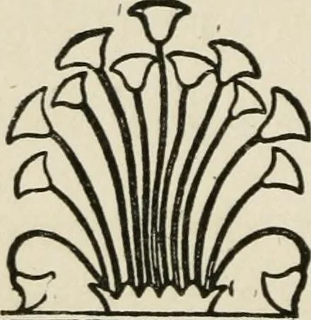 An illustration from Egyptian decorative art : a course of lectures delivered at the Royal Institution /by W.M. Flinders Petrie, 1920, leaf 81