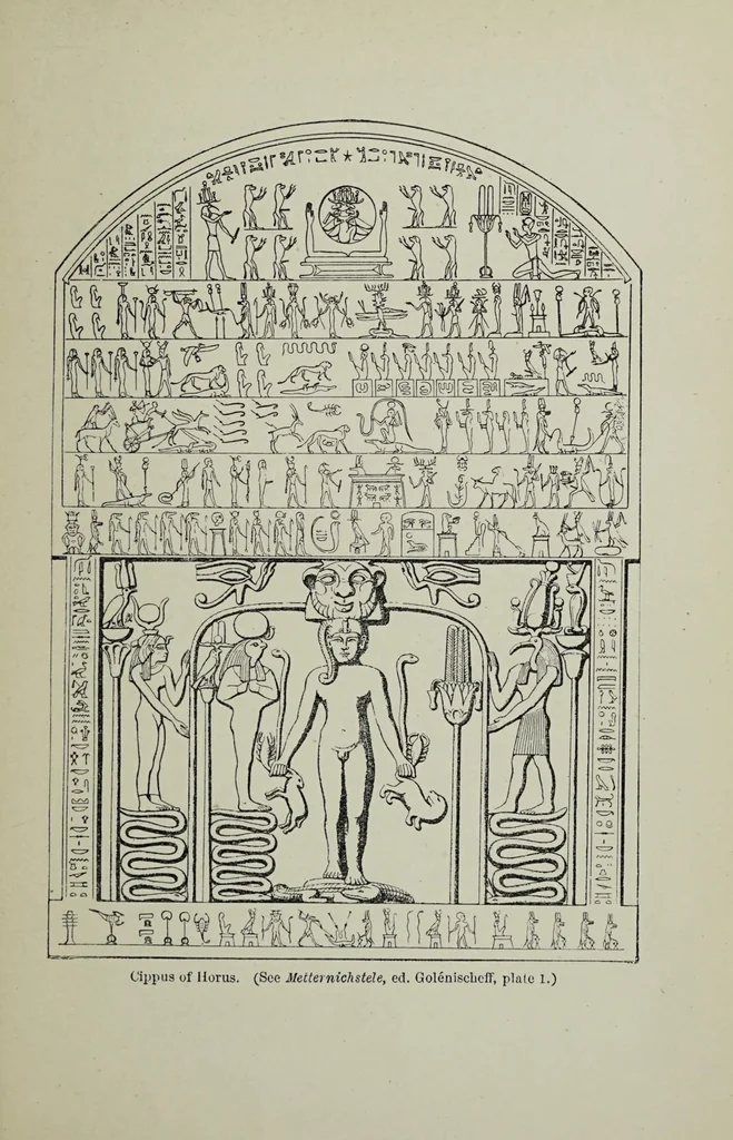 An illustration from Egyptian magic, 1901, leaf 173