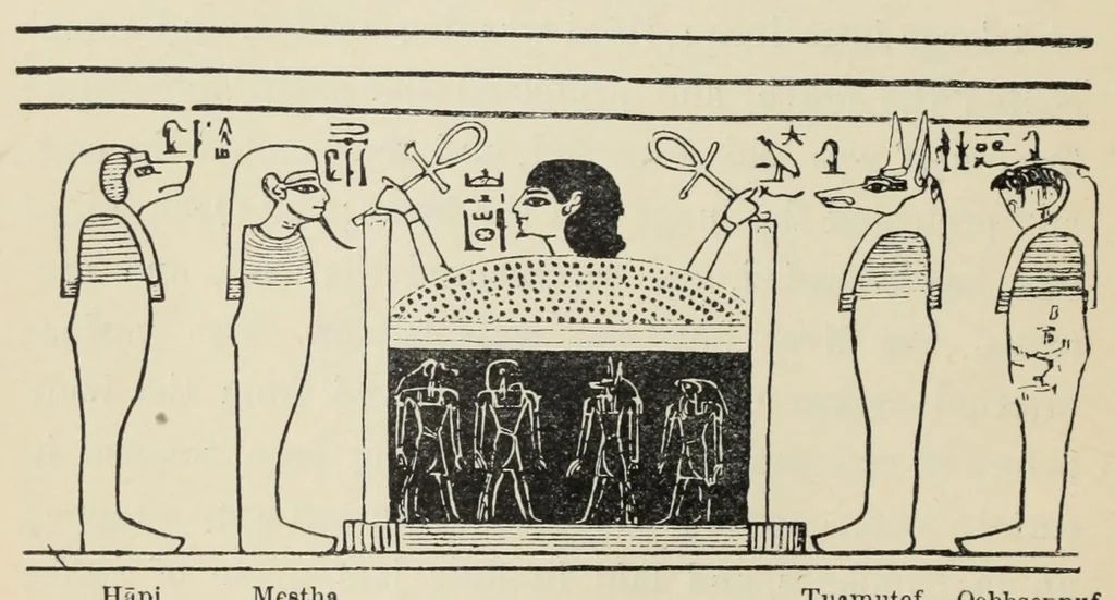An illustration from Egyptian magic, 1899, leaf 114