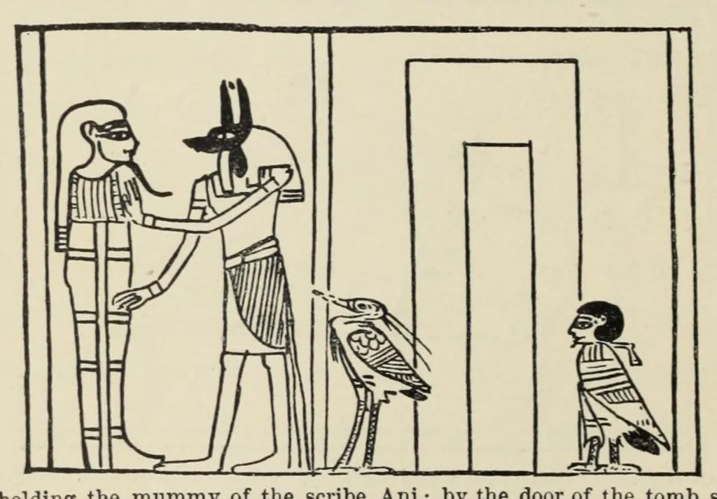 An illustration from Egyptian magic, 1899, leaf 138