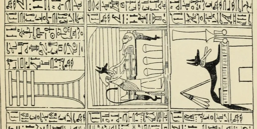 An illustration from Egyptian magic, 1899, leaf 69