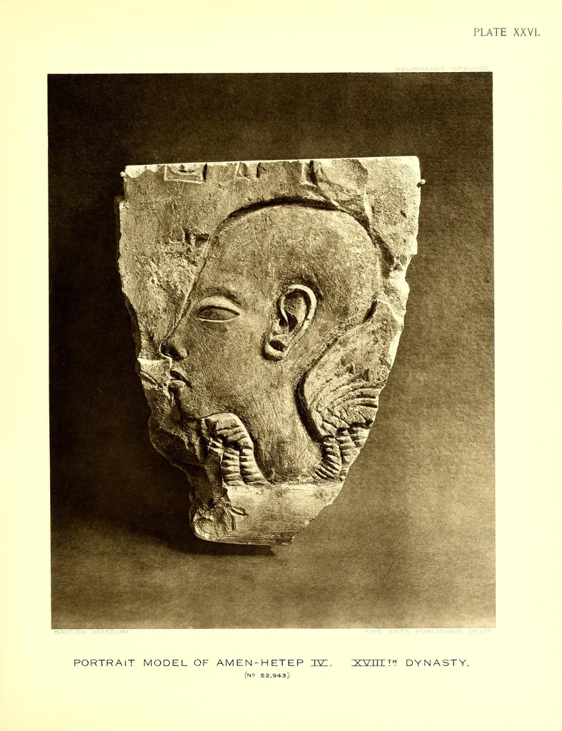 An illustration from Egyptian sculptures in the British museum, 1914, leaf 131