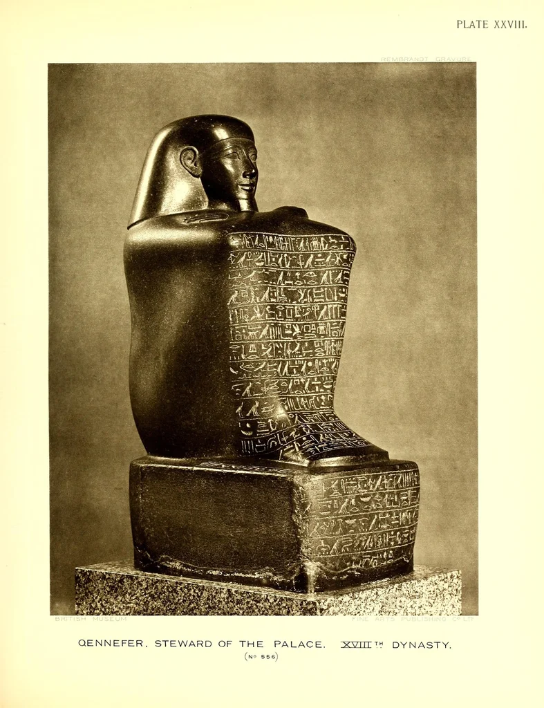 An illustration from Egyptian sculptures in the British museum, 1914, leaf 139