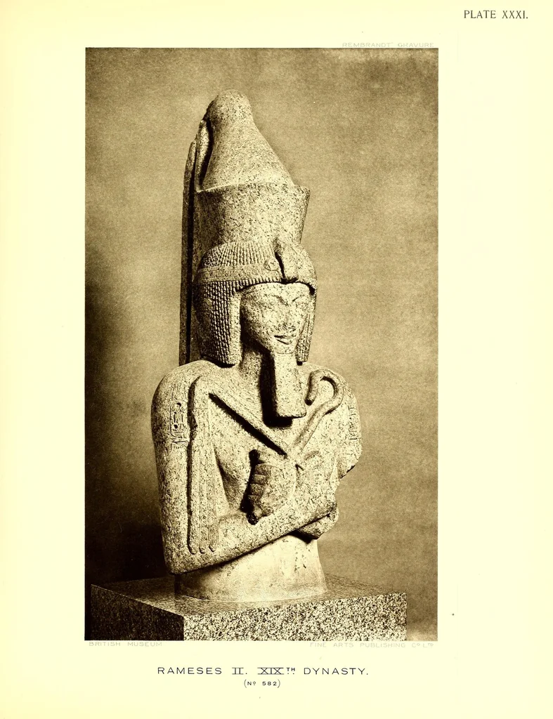 An illustration from Egyptian sculptures in the British museum, 1914, leaf 151
