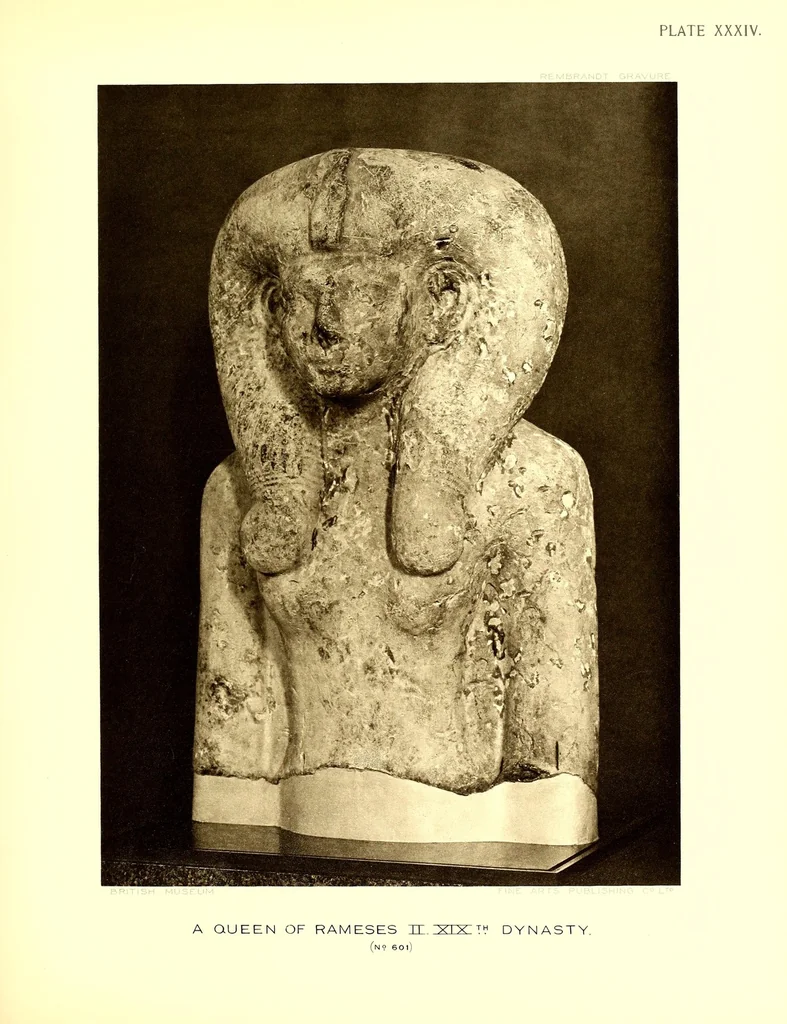 An illustration from Egyptian sculptures in the British museum, 1914, leaf 163