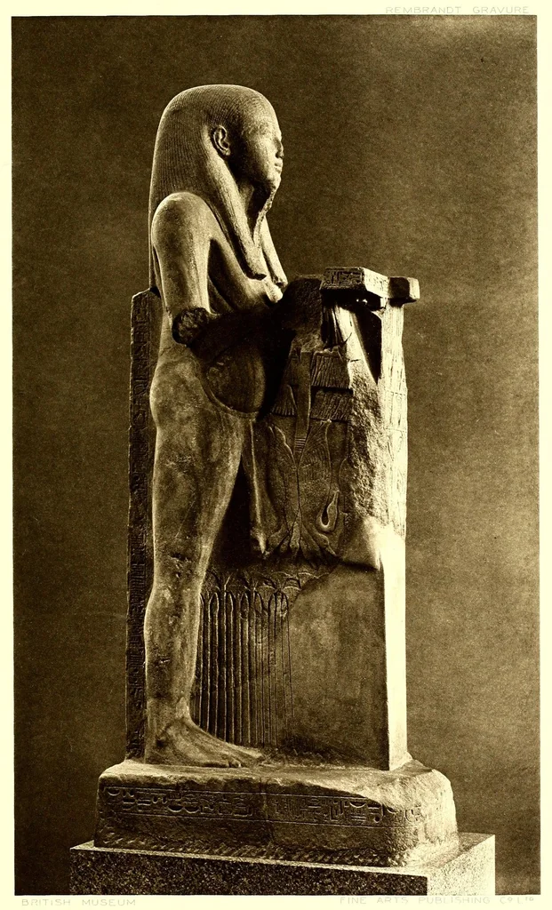 An illustration from Egyptian sculptures in the British museum, 1914, leaf 199