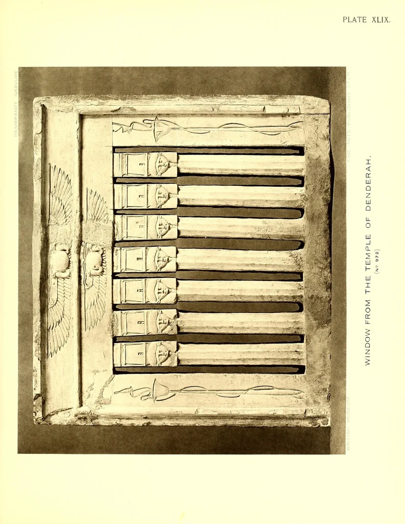 An illustration from Egyptian sculptures in the British museum, 1914, leaf 223