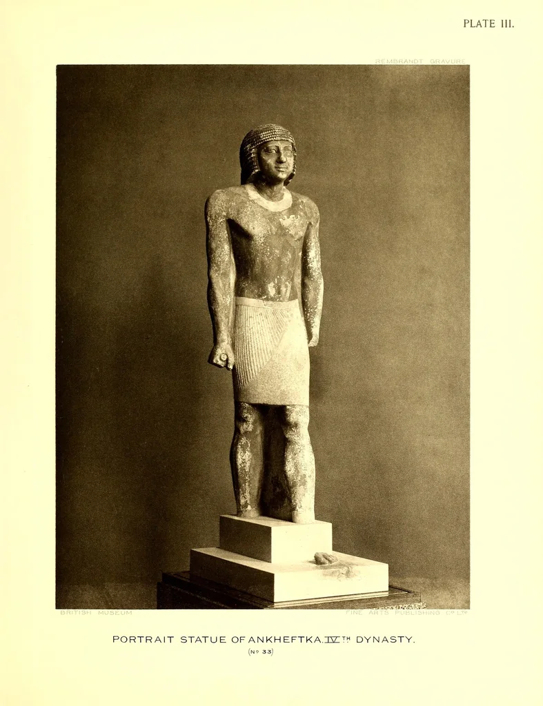 An illustration from Egyptian sculptures in the British museum, 1914, leaf 39