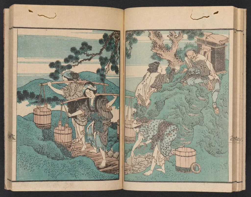 An illustration from Ehon onna Imagawa, 1868, leaf 17
