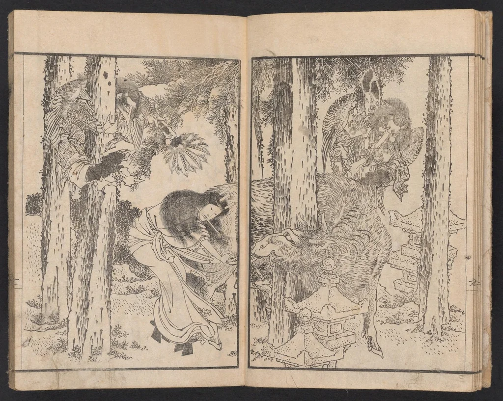An illustration from Ehon onna Imagawa, 1844, leaf 8