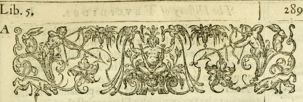 An illustration from Eight bookes of the Peloponnesian Warre, 1634, leaf 330