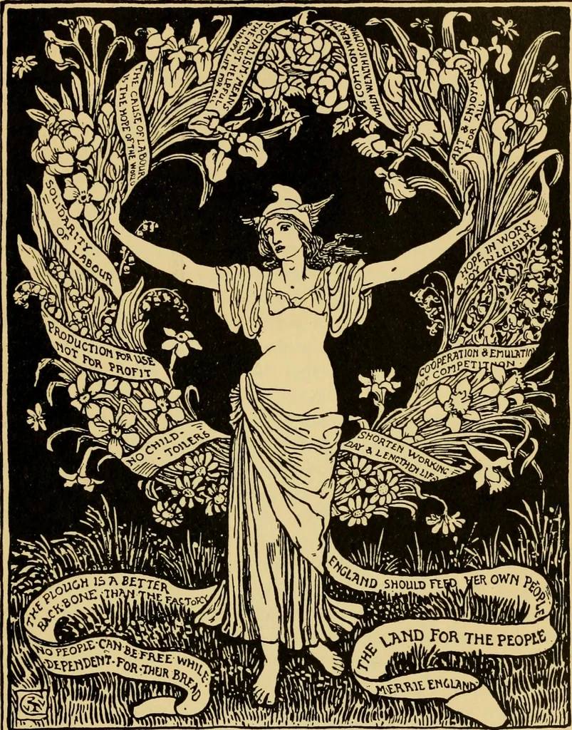 An illustration from The eighteen nineties; a review of art and ideas at the close of the nineteenth century, by Holbrook Jackson, 1922, leaf 273
