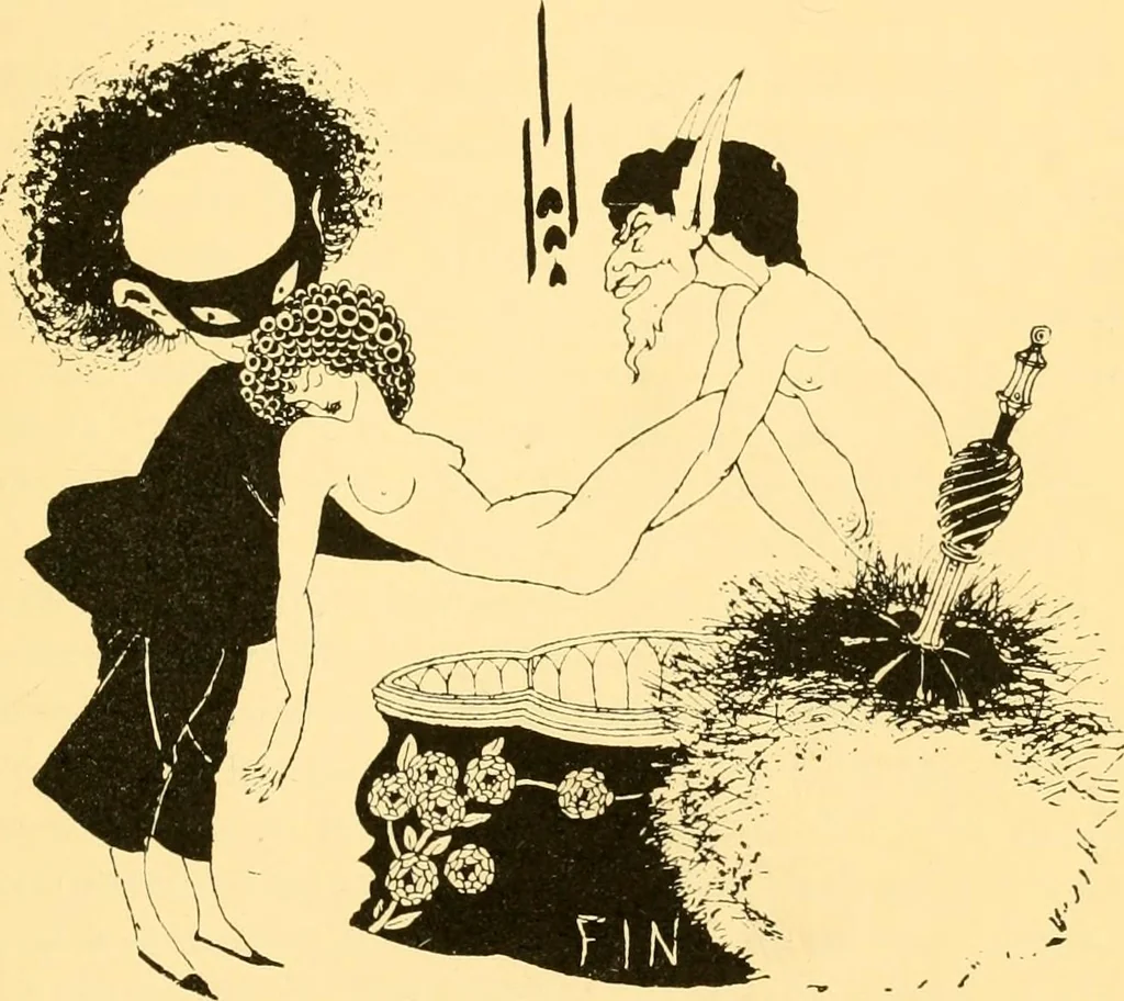 An illustration from The eighteen nineties; a review of art and ideas at the close of the nineteenth century, 1922, leaf 125