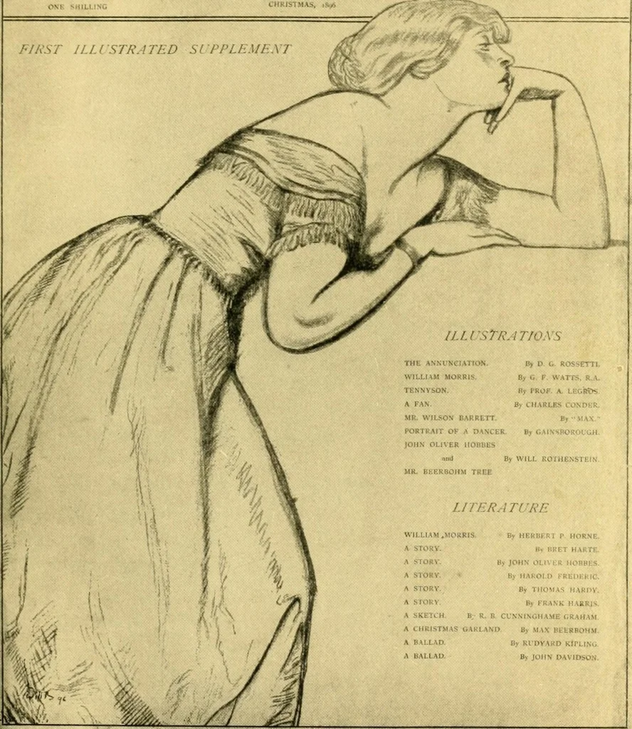 An illustration from The eighteen nineties; a review of art and ideas at the close of the nineteenth century, 1922, leaf 43