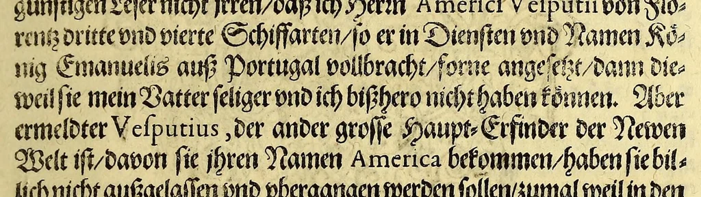 An illustration from Eilffter Theil der Orientalischen Indien, darinnen erstlich begriffenwerden zwo Schiffahrten Herrn Americi Vesputii, welche er auss Befehl Königs Emanuelis von Portugall anno 1501. in Ost Indien vorgenommen. : Zum andern, ein warhafftiger vnd zuvor nie erhörter Bericht eines Englischen, welcher, nach dem er in einem Schiff, die Auffahrt genandt, in Cambaja dem eussersten Theil Ost Indiens Schiffbruchgelidten, zu Land durch viele vnbekandte Königreich vnd grosse Stätte gereiset, vnd was ihme vberall begegnet vnd zuhanden gestossen. Zum dritten, ein historische Beschreibung von Erfindung vnd Beschaffenheit der Landschafft Spitzberg, &c. Item, ein kurtze Erzehlung, was alle andere Fischer Anno 1613. von den Englischen erlidten, neben angehängter Protestation, wider der Engelländer angemassten Erbgerechtigkeit, vber gedachte Landschaft Spitzberg, &c., 1618, leaf 9