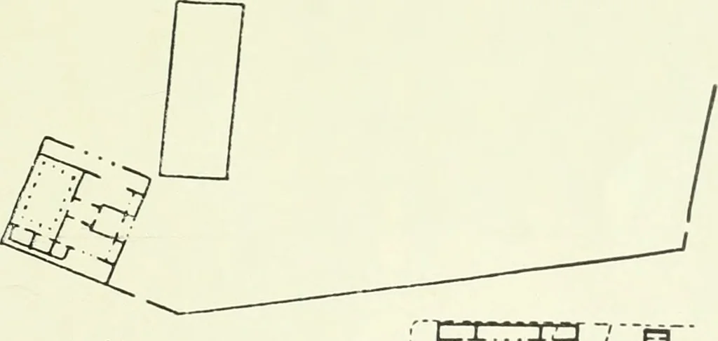 An illustration from Eine Gebäudegruppe in Olympia, 1909, leaf 54