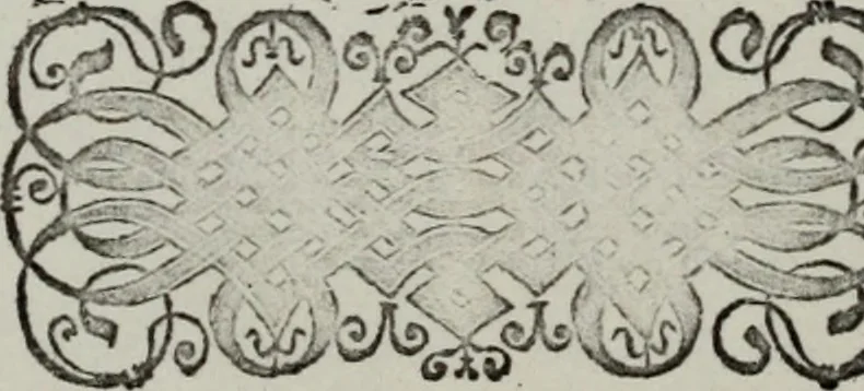 An illustration from Einer neüen Tabulatur auff Orgel und Instrumenten. Das ander allerlei schöne teutsche, italienische, frantzösische, geistliche und weltliche Lieder mit funff und vier Stimmen Passamezo, Galliardo und Täntze in sich begreifft.., 1577, leaf 121