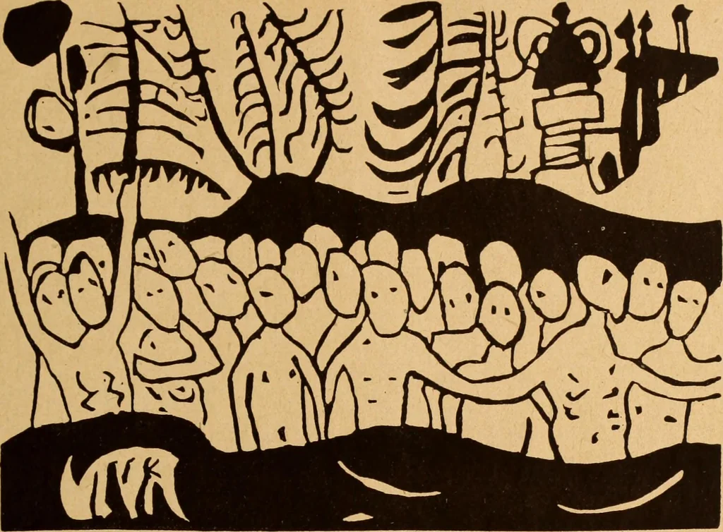 An illustration from Einfuhrung in die moderne Kunst, 1917, leaf 14