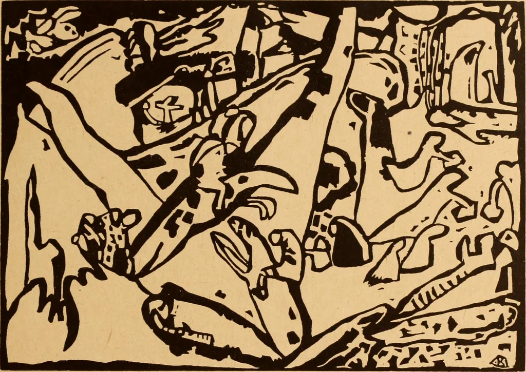 An illustration from Einfuhrung in die moderne Kunst, 1917, leaf 18
