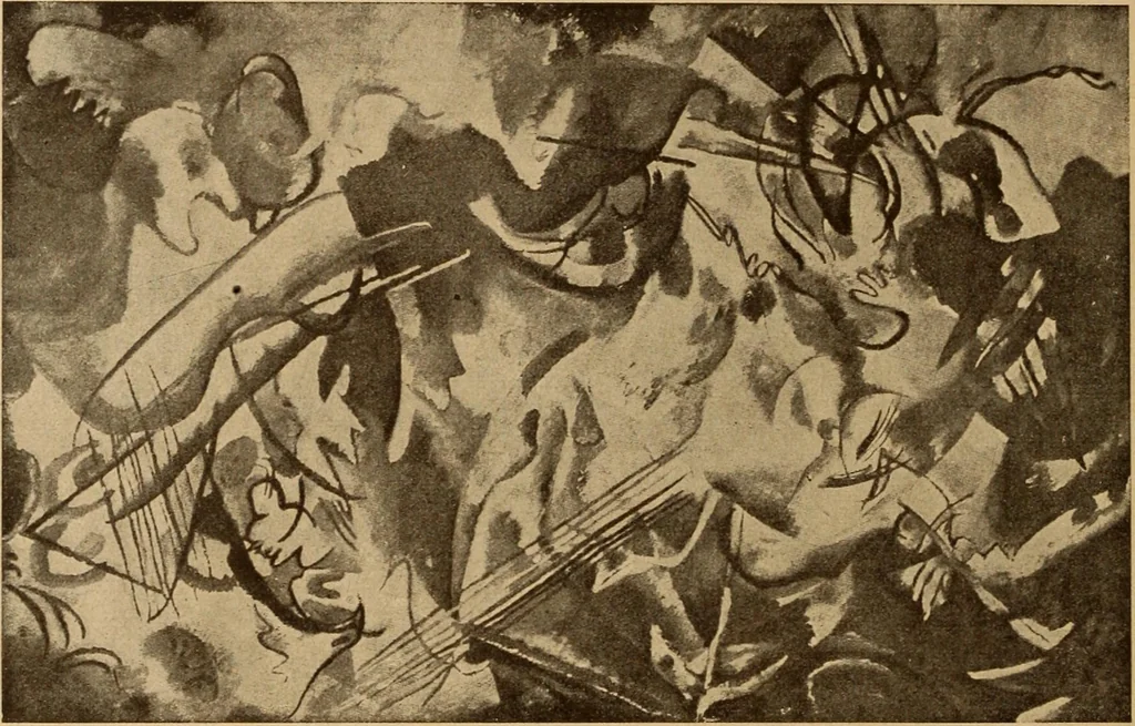 An illustration from Einfuhrung in die moderne Kunst, 1917, leaf 19