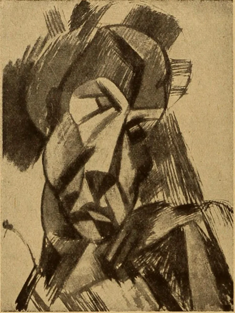 An illustration from Einfuhrung in die moderne Kunst, 1917, leaf 21