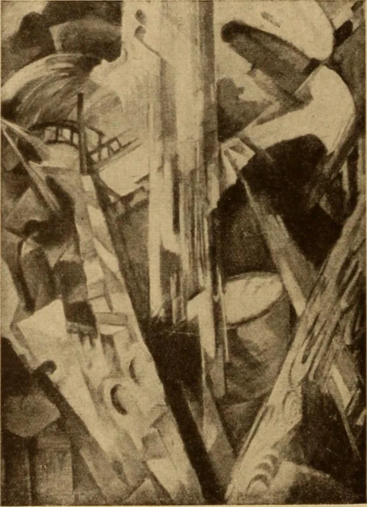 An illustration from Einfuhrung in die moderne Kunst, 1917, leaf 23