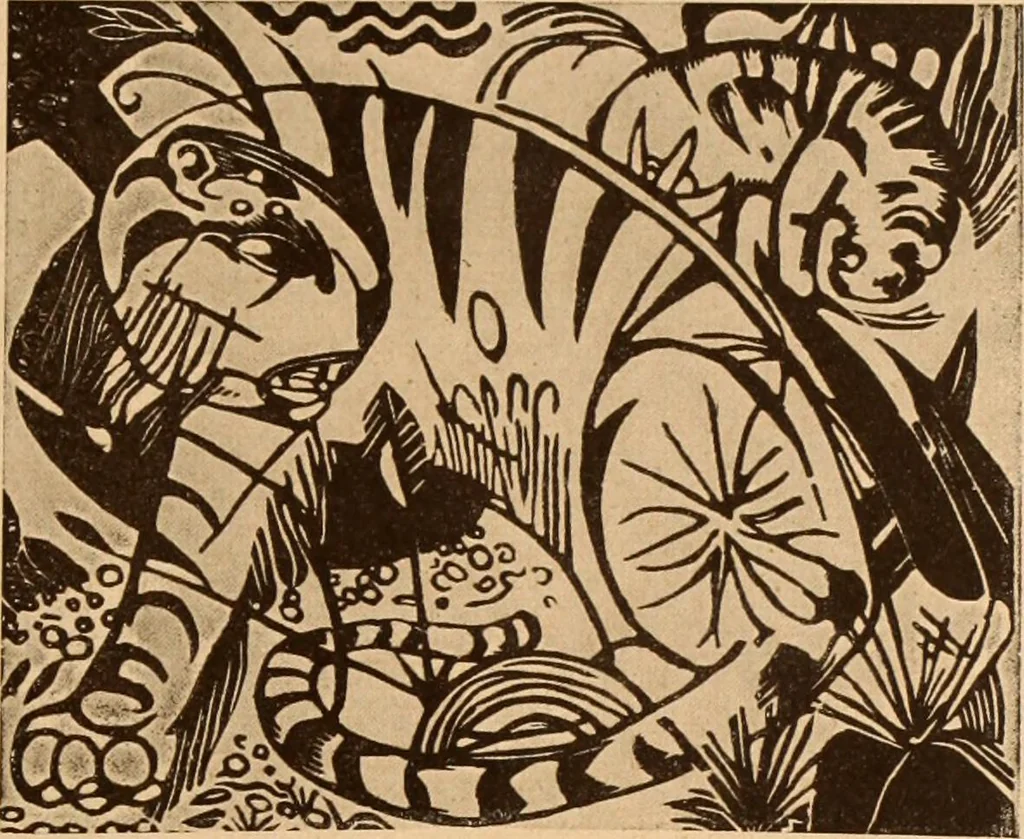 An illustration from Einfuhrung in die moderne Kunst, 1917, leaf 40
