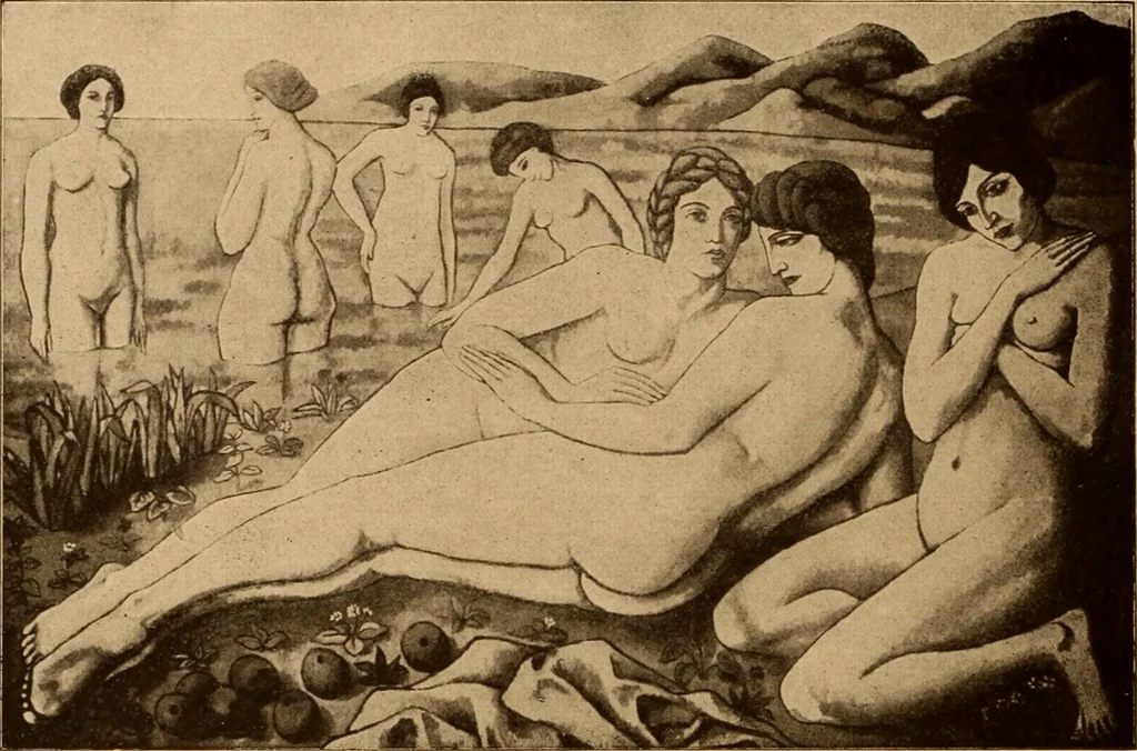 An illustration from Einfuhrung in die moderne Kunst, 1917, leaf 47